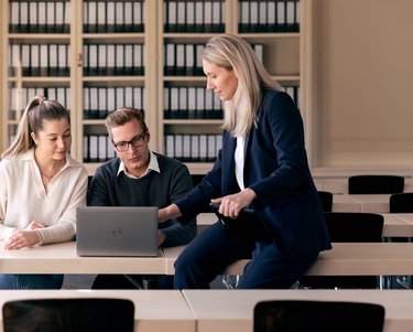 Students are advised on student financing and scholarships