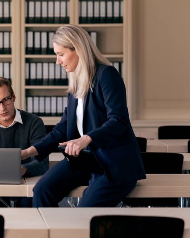 Students are advised on student financing and scholarships