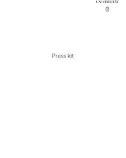 EBS University logo at the top, with the text 'press kit' centered on a plain white background.