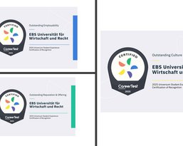 Certificates from EBS University of Business and Law, which are distinguished by outstanding employability, culture, and reputation.