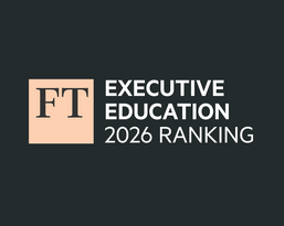 FT Executive Education 2026 Ranking, dargestellt in einem modernen, minimalistischen Design mit einem neutralen Hintergrund.