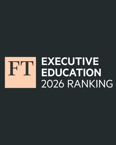 FT Executive Education 2026 Ranking, dargestellt in einem modernen, minimalistischen Design mit einem neutralen Hintergrund.