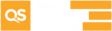 QS World University Rankings logo in orange and white, symbolizing global university rankings.