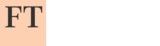 Logo of the Financial Times featuring the letters 'FT' and the text 'FINANCIAL TIMES'.